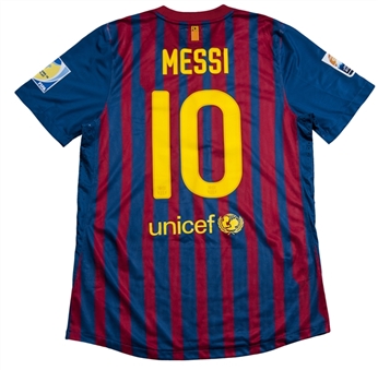 2011 Lionel Messi FC Barcelona Match Worn Jersey  (GMMIGroup LOA)